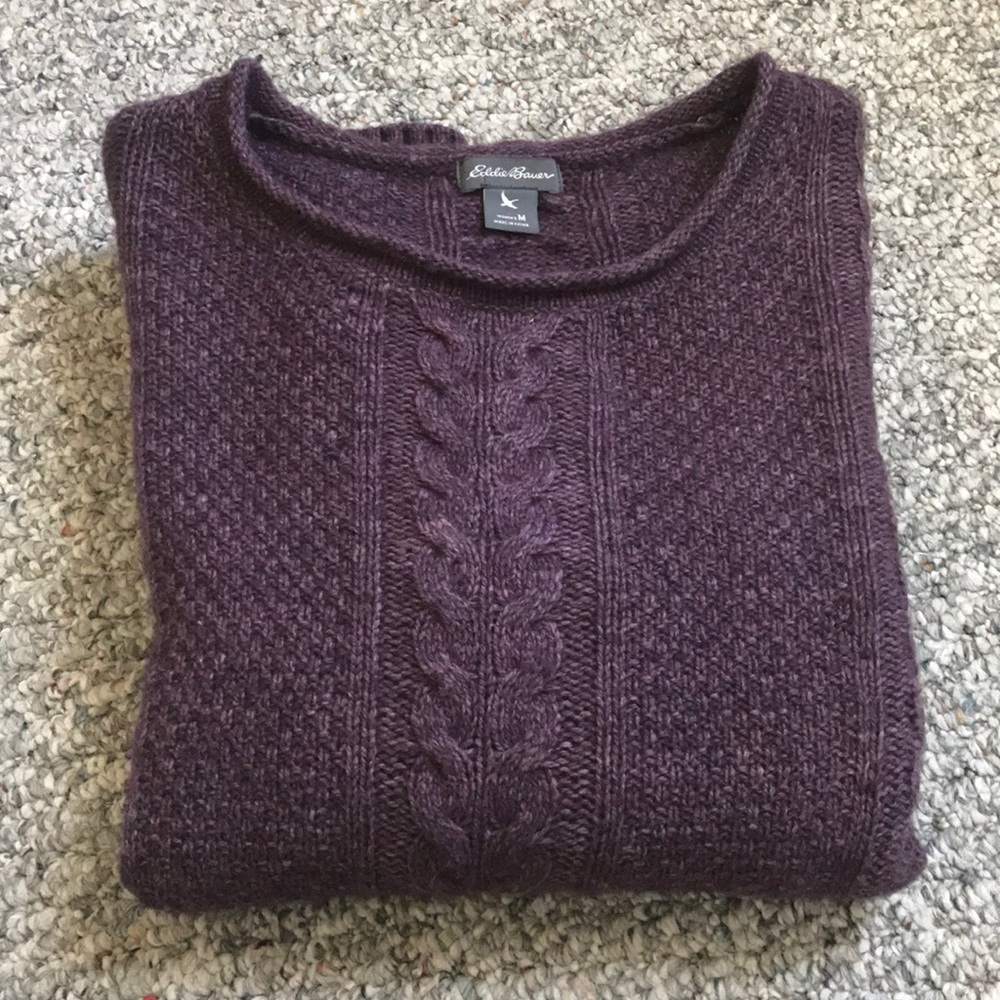 Eddie Bauer wool sweater. Medium. EUC.